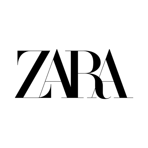 ZARA logo in elegant, all-uppercase serif typography, representing the global fashion retailer’s brand identity.